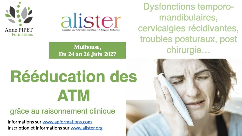 Formation ATM - raisonnement clinique - posture cervicales mulhouse